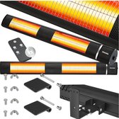 Bol.com tectake® Solaris Horizon infraroodstraler - 3 vermogensniveaus 1000 2000 en 3000 W - hoog rendement - geen luchtcirculat... aanbieding