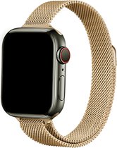 Bracelet Apple Watch Milanais Fin Innerlight® - Goud - 38/40/41 mm - Fermoir Magnétique - Acier Inoxydable - Acier Inoxydable - Convient pour Apple Watch Series 38/40/41 mm
