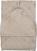 Timboo badcape - hooded towel - Feather grey