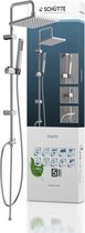 SCHÜTTE Tokyo Shower System - Douche de pluie - Poignée 102 cm - Chrome