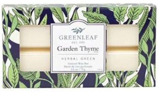 Greenleaf Wax Bar Garden Thyme