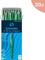 25x Balpen Schneider K20 Icy Colours groen