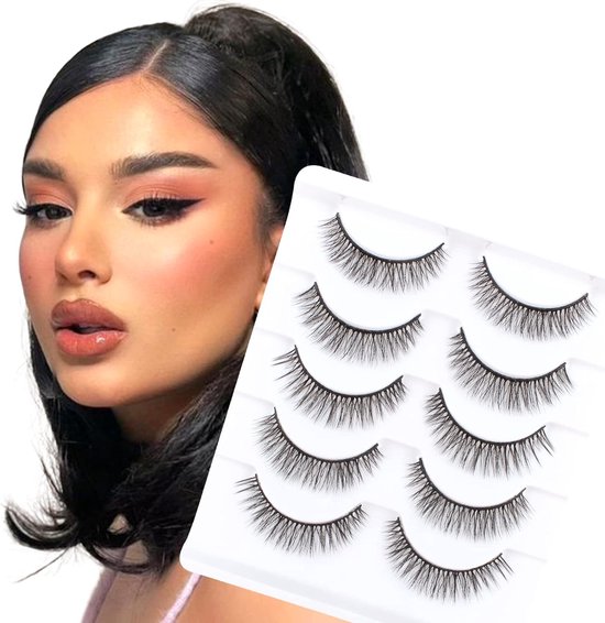 Glowing win - Faux cils - 5 paires - Natural Multipack - Volume léger