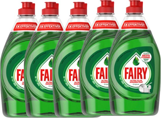 5x Dreft / Fairy Afwasmiddel - 450 ml - Clean & Fresh - Original - Voordeelverpakking