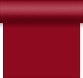 Duni tafelloper - papier - bordeaux rood- 480 x 40 cm - Tafellopers