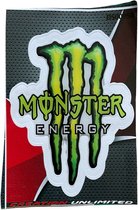 Monster Energy 3D sticker - Sticker - Groen - Monster