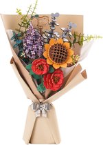 Robotime Pink Carnation TW051 - Knutselen - DIY - Houten bouwpakket - Volwassenen - Bloemen - Creatief