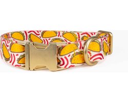 Luxe Halsband voor Honden-Metaal-Verstelbaar- 26 Cm-40 Cm x 2 Cm-D10