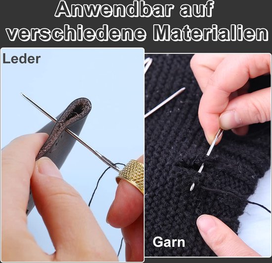 Lot De 15 Aiguilles à Coudre Longues - 5 Tailles Pour Broderie Et Réparation