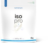 Nutriversum | IsoPro | Whey protein Isolate | Unflavored | 1kg 40 servings | Instant | Eiwit shake | Proteïne shake | Eiwitten | Whey Proteïne | Supplement | Isolaat | Nutriworld