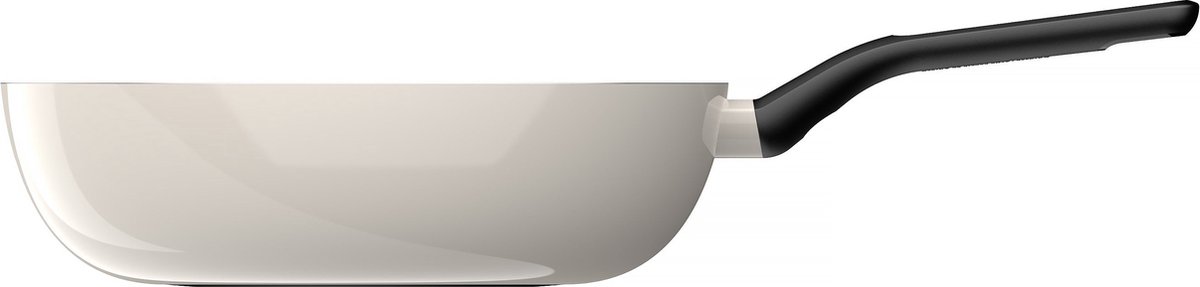 LEO Wok antikleef Glints Spirit - Ø 28cm - Wit - PFAS-vrij
