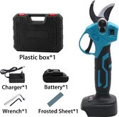 Elektrische Snoeischaar Set - Mini Kettingzaag - Accu Snoeischaar - Elektrische Heggenschaar - Inclusief accessoires