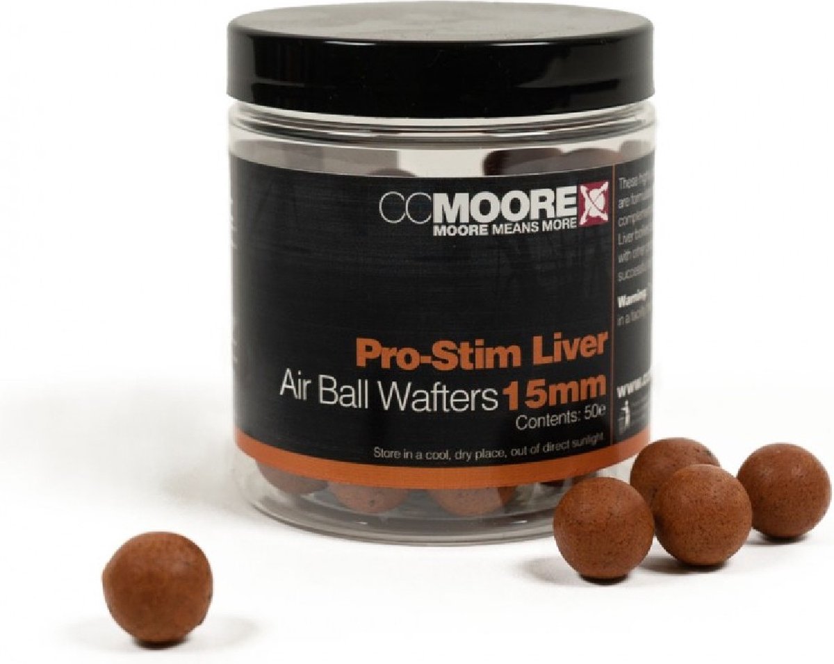 CC Moore Pro-Stim Liver Air Ball Wafters 15mm