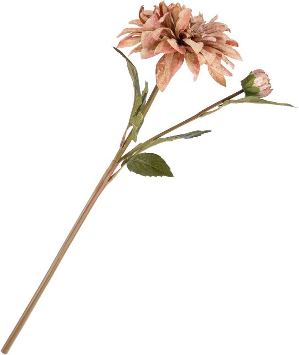 HomeBound by KY | Kunstbloem dahlia roze | 49cm | kunstbloem dahlia