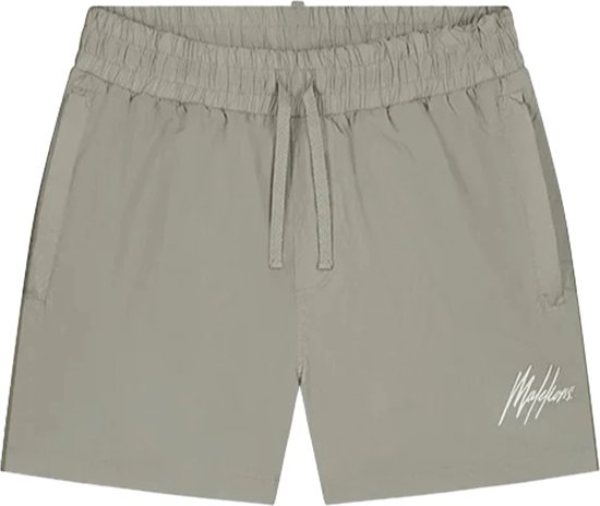 Malelions crinkle boardshort in de kleur groen.