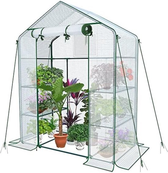 Outsunny® kas plantenkas met raam koude kas kweekkas tomatenkas