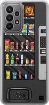 Casimoda® hoesje - Geschikt voor Samsung Galaxy A23 - Snoepautomaat - 2-in-1 case - Schokbestendig - Snoep - Verhoogde randen - Multi, Transparant