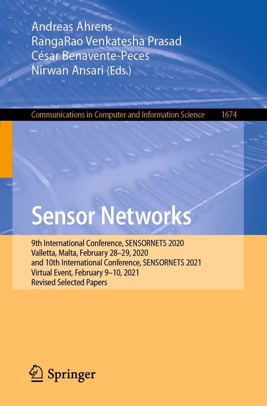 Springer Nature Proceedings Computer Science - Sensor Networ ... - cover