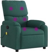 Massage stoel - 75 x 99 x 99 cm - Met massage/Donkergroen