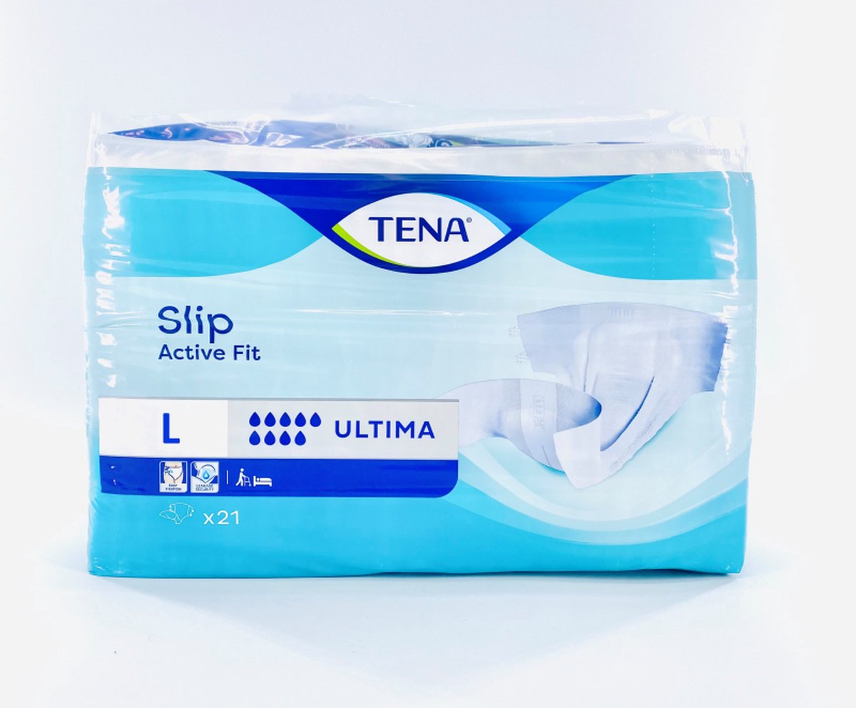 Goedkoopste Tena Slip Active Fit Ultima Large - 1 pak van 21 stuks