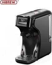 Nueva Vida - Machine à café - Cafetière - 0,6 litre - 1450 Watt - Compatible avec tasses, dosettes et Café filtre - Convient pour le Thee frais - 20 bars - Fonction froid et chaud - Zwart