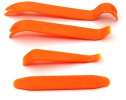 4 in 1 car audio / dashboard / deurpaneel verwijderen | Auto demontage set / gereedschap | Demontageset voor het verwijderen van radio en panelen