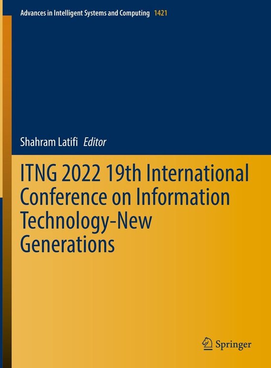 Advances in Intelligent Systems and Computing 1421 - ITNG 20 ... - cover