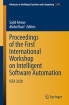Advances in Intelligent Systems and Computing 1347 - Proceedings of the First International Workshop on Intelligent Software Automation