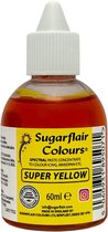 Sugarflair Vloeibare Voedingskleurstof - Super Hoog Geconcentreerd - Geel - 60ml