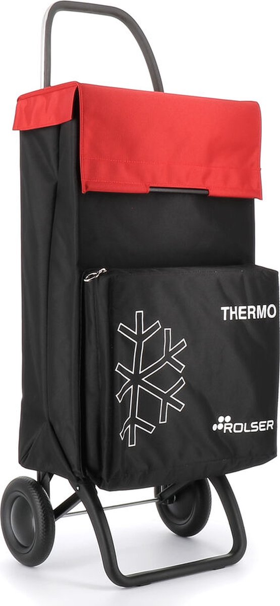 Rolser Boodschappentrolley Thermo Fresh MF 2 Wheels - Zwart/Rood