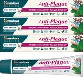 Dentifrice Anti Plaque Himalaya - 3 x 75 ml - Sans Fluorure - Technologie Enzymatique Végétale - Combat la Formation de Plaque - Vegan
