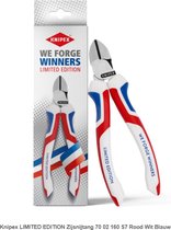 Knipex LIMITED EDITION Zijsnijtang 70 02 160 S7 Rood Wit Blauw