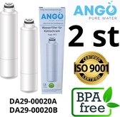 Bol.com 2 st. Ango waterfilter voor Samsung koelkasten Hoogwaardige vervanging voor modellen met de filtermarkering DA29-00020A ... aanbieding