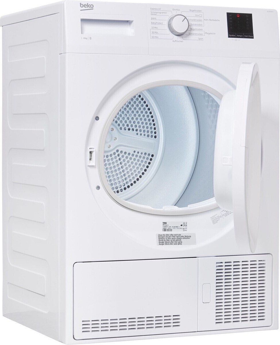 Beko DCU 8230N Condensdroger thumbnail 3