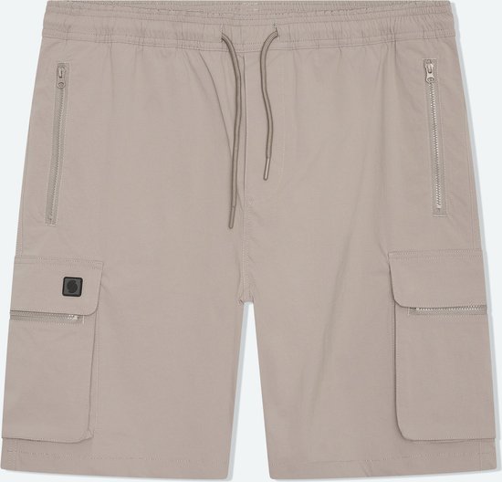 Solution Clothing Goya - Cargo Broek - Short - Korte Broek - Broeken - Regular Fit - Volwassenen - Heren - Mannen - Kaki - Beige - L