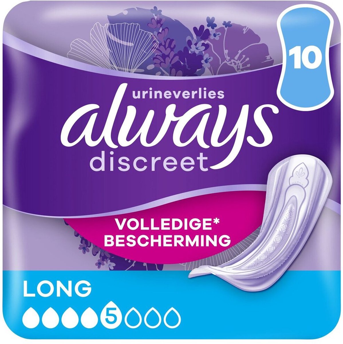 Goedkoopste Always Discreet Verband Voor Urineverlies - Plus Long - Voordeelverpakking 4 x 20 stuks