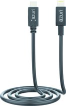 Azuri USB oplaadkabel - USB Type C to Lightning - 1m - zwart
