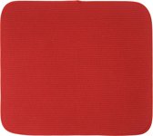 Microvezel Dish Droogmatten Super Absorberende Droogmat voor Gerechten Super Absorberend 40cm x 46cm 2 Pack Rood