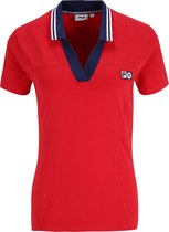Fila Damen Kurzarmshirt Zapel Polo Shirt True Red-M