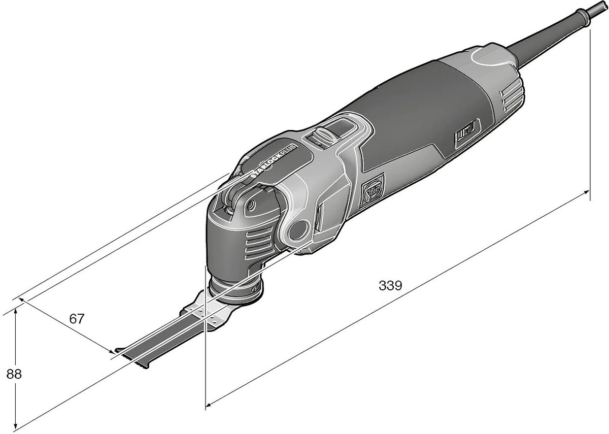 Fein Multimaster MM 500 Plus: 350W multitool met QuickIN thumbnail 6