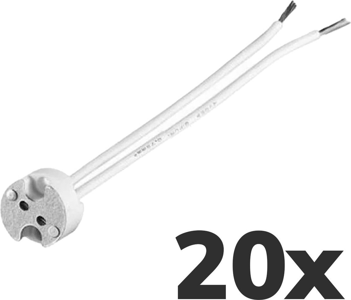 LED Line - Voordeelpak 20 stuks GU5.3 / GU4 - MR16 / MR11 fittingen - Keramisch - 8cm