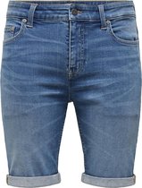 ONLY & SONS ONSPLY BOX PIM DNM SHORTS OT Heren Broek - Maat XXL