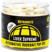 Nutrabaits Liver Supreme - 18mm (White) Pot ALTERNATIVE HOOKBAIT POP-UP RANGE (XB RANGE)