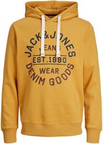 Jack & Jones - Heren Hoodies Mikk Sweat Hood - Geel - Maat XL