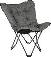 Bol.com Bo-Camp - Urban Outdoor - Vlinderstoel - Redbridge - M - Oxford polyester - Grijs aanbieding