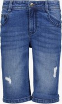 Unsigned jongens denim short medium blauw - Maat 140