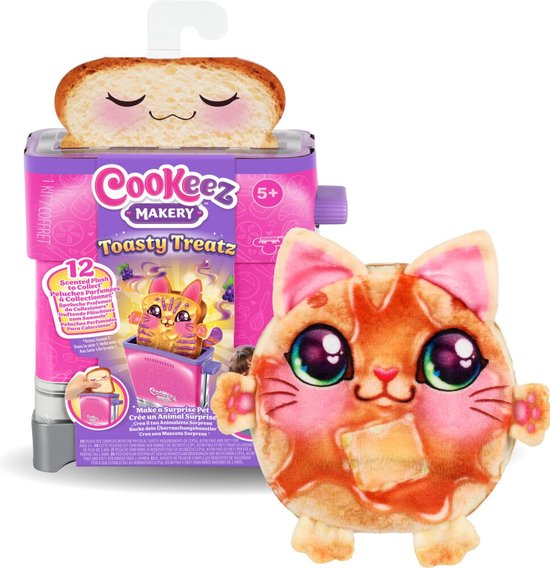 Cookeez Makery Toasty Treatz - Maak een verrassings pluchen dier