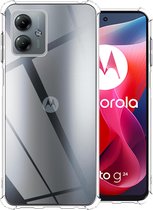 Hoesje geschikt voor Motorola Moto G24 - Shockproof Transparant Back Cover Case