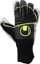 Uhlsport Supergrip+ Flex Frame Carbon Black Fluo Yellow Keepershandschoenen - Maat 10.5