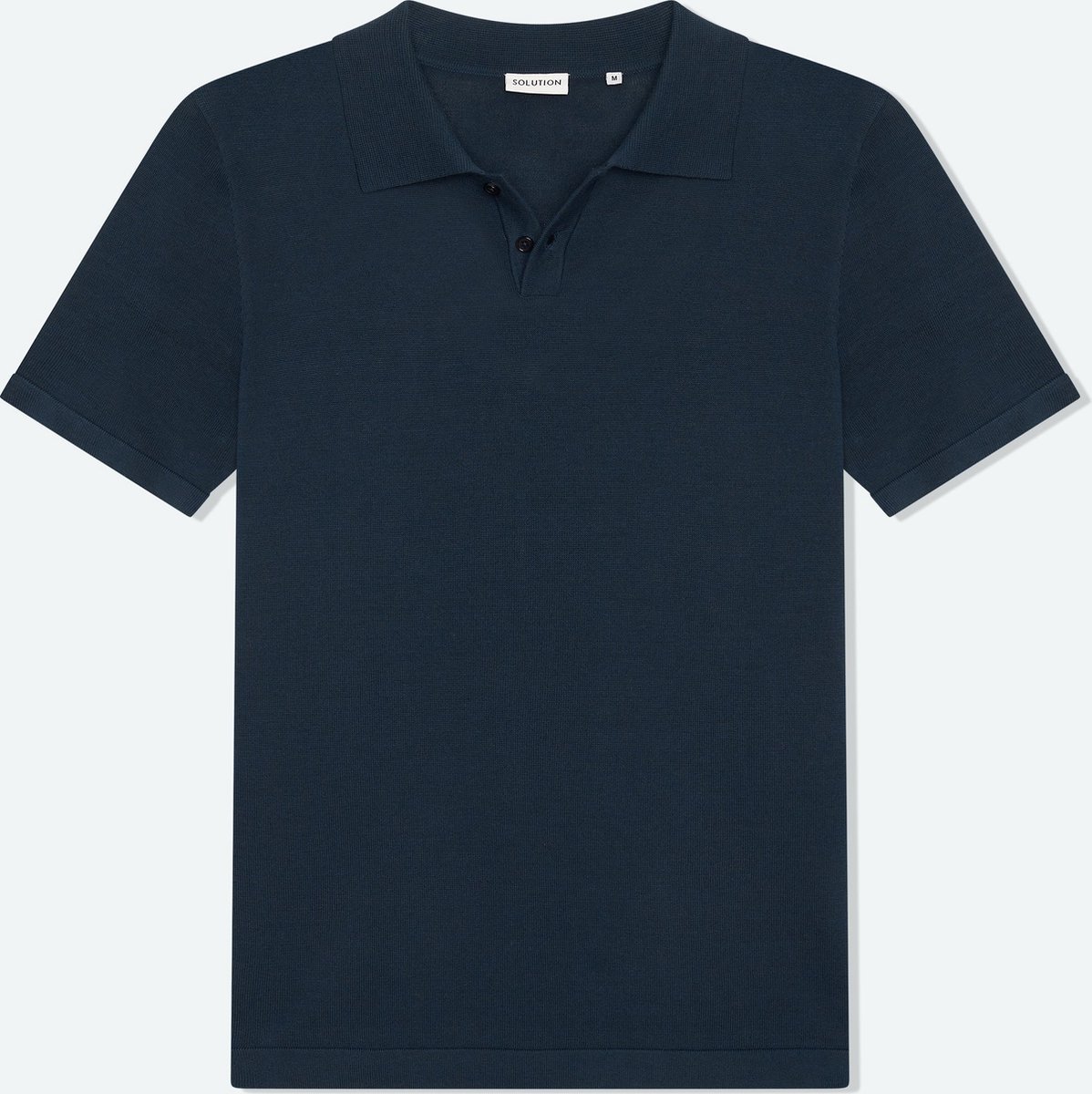 Solution Clothing Purdy - Casual Poloshirt - Regular Fit - Knoopsluiting - Volwassenen - Heren - Mannen - Navy - XXL